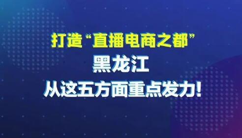 黑龍江出臺三年行動計劃打造“直播電商之都”